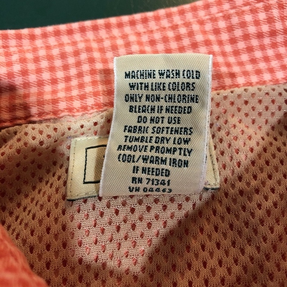 *L.L. BEAN* Pink Plaid Long Sleeve Button Shirt - Picture 7 of 7